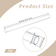 OLYCRAFT 12x1 Inch Acrylic Round Tube Clear Rigid Acrylic Pipe Clear Round Tube Hollow Round Bar Rod for DIY Crafts Lamps Aquarium Fish Tank Architectural Model Making AJEW-WH0324-76A-2
