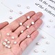 Perle di perle d'acqua dolce coltivate naturali semiforate PEAR-N020-02A-6
