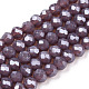 Chapelets de perles en verre électroplaqué EGLA-A034-P2mm-A01-1