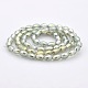 Full Rainbow Plated Glass Faceted Rice Beads Strands GLAA-A030A-FR02-2