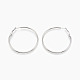 304 Stainless Steel Hoop Earrings EJEW-E233-01P-50mm-1