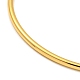 Placage ionique (ip) 304 bracelet simple en acier inoxydable pour femme BJEW-F461-01C-G-3