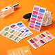 Solid Color Design Self-Adhesive Nail Decals MRMJ-R086-QY-M-4