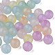 Perlas de acrílico chapadas en arco iris iridiscentes MACR-N006-16C-B01-1