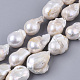 Fili di perle di keshi di perle barocche naturali PEAR-Q015-007-2