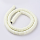 Flat Round Eco-Friendly Handmade Polymer Clay Beads CLAY-R067-6.0mm-21-2