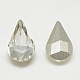 Cabujones de cristal con rhinestone RGLA-T082-5x8mm-01-2