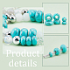 PandaHall 60pcs Synthetic Turquoise Beads TURQ-PH0001-03-4