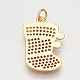 Brass Cubic Zirconia Pendants & Stud Earrings & Adjustable Rings Jewelry Sets SJEW-S043-08-7