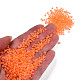 Bagliore nelle perle di semi di vetro trasparente luminoso scuro SEED-YWC0001-01C-5