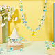 PandaHall Elite 72Pcs 12 Styles UV Plating Transparent Acrylic Beads TACR-PH0001-57B-5