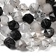 Натуральный турмалированный кварц / черный рутиловый кварц&nbsp;G-Z119-A15-03-5