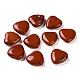 Натуральные пальмовые камни в форме сердца из красной яшмы G-M416-09D-1