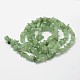 Natürlichen grünen Aventurin Perlen Stränge G-F328-24-2