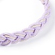 Korean Waxed Polyester Cord Braided Bracelets BJEW-JB04180-05-2