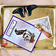 カスタムPVCプラスチッククリアスタンプ  DIYスクラップブッキング用  装飾的なフォトアルバム  カード作り  カラス  160x110x3mm DIY-WH0448-0247-4