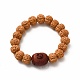 Bracelet bodhi bouddha mala perles BJEW-F446-01-2