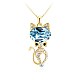 Exquisite Zinc Alloy Pendant Necklaces NJEW-BB28951-1