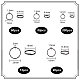PandaHall Elite 373Pcs 5 Styles Iron Split Key Rings IFIN-PH0001-93-2