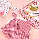 Tissu en coton avec des motifs de la Saint-Valentin DIY-WH0181-76-4