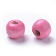 Dyed Natural Wood Beads WOOD-Q006-10mm-07-LF-2