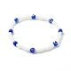 Perles de verre et perles de chalumeau faites à la main bracelets extensibles pour enfant BJEW-JB06475-03-1