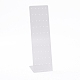 透明アクリルイヤリングディスプレイスタンド  L字型  透明  19.5x6.3x0.95cm  穴：1.6mm EDIS-G014-02-2