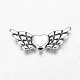 Perles de coeur d'aile en alliage d'argent tibétain X-LF10266Y-2