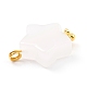 Natural White Jade Charms PALLOY-JF01094-2