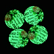 Motif de fleur lumineuse dôme / verre demi-rond dos plat cabochons pour les projets de bricolage GGLA-UK0001-A10-2