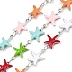 Цепи из эмалированной нержавеющей стали 304 в форме морской звезды CHS-F023-01K-P-1