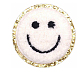Toppe piatte rotonde con faccia sorridente SMFA-PW0001-54E-1