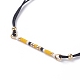 Bracelets de perles tressées réglables BJEW-JB04853-4