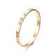 Brass Hinged Bangle with Crystal Rhinestone for Women BJEW-S118-127G-2