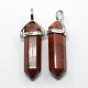 Gemstone Double Terminated Pointed Pendants G-N0037-02-1