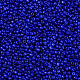 ガラスシードビーズ  不透明な色の種  DIYジュエリー作成用の小さなクラフトビーズ  ラウンド  ブルー  2mm  穴：1mm  約30000個/ポンド SEED-A010-2mm-48-2