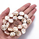 Naturales keshi abalorios de perlas hebras PEAR-S018-06B-6