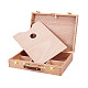木製の工具箱  多機能ポータブルツールボックスまたは絵画収納ボックス用  長方形  湯通しアーモンド  32.2x25x8cm ODIS-WH0005-44-9