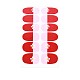 Pegatinas de calcomanías de uñas de cubierta completa de la serie de flores MRMJ-T109-WSZ469-1