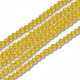 Chapelets de perles en verre G-F596-47O-3mm-1