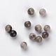 Perles en bois pétrifié naturel G-G813-16-1