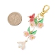 Акриловые цветочные подвески HJEW-JM04196-02-3