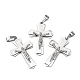 304 crucifix inoxydable en acier traversent grands pendentifs pour Pâques STAS-V0493-79C-3