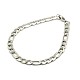 Bracelets chaîne en acier inoxydable figaro à la mode pour femmes 304 STAS-A028-B015-2
