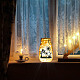 Pellicola per lampada in pvc per lampada a sospensione leggera colorata fai da te Vaso di vetro smerigliato DIY-WH0408-012-5