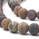 Piedra picasso natural / cuentas de jaspe picasso hebras G-T106-100-2