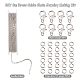 Kit de fabrication de bijoux de chaîne de câble en laiton diy 3m DIY-YW0005-75P-2