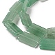 Natürlichen grünen Aventurin Perlen Stränge G-M420-G02-01-4