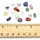 Perle di chip di pietre preziose miste naturali 70g 7 stili G-FS0002-45-6