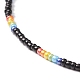 Glass Seed Beaded Necklaces for Women NJEW-JN03945-4